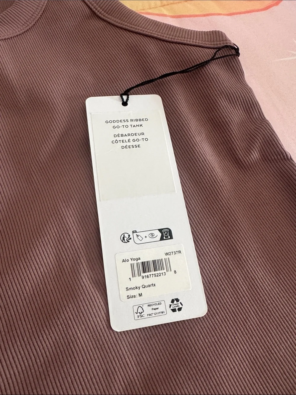 Alo Yoga Ribbed Go to Tank Top